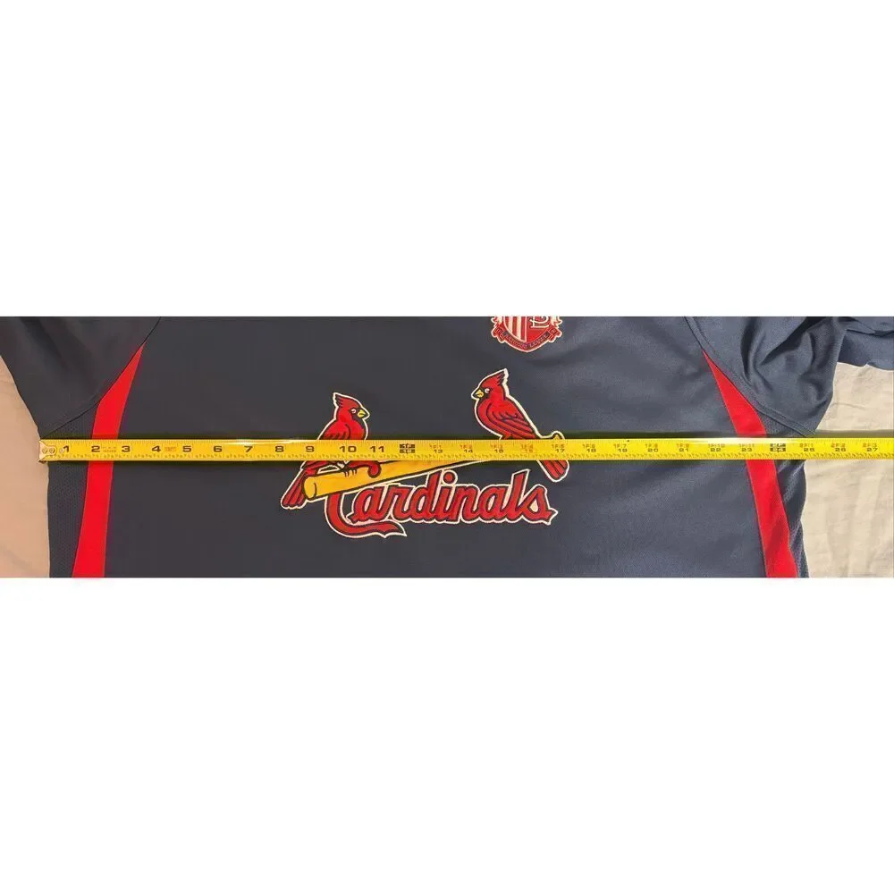 Vintage St. Louis Cardinals Jersey Lee Sport Mens Size XL Embroidered MLB Blue